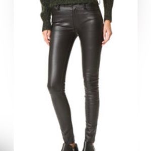 MACKAGE LEATHER JEANS// only worn 3x. Perfect condition, size 4 real leather